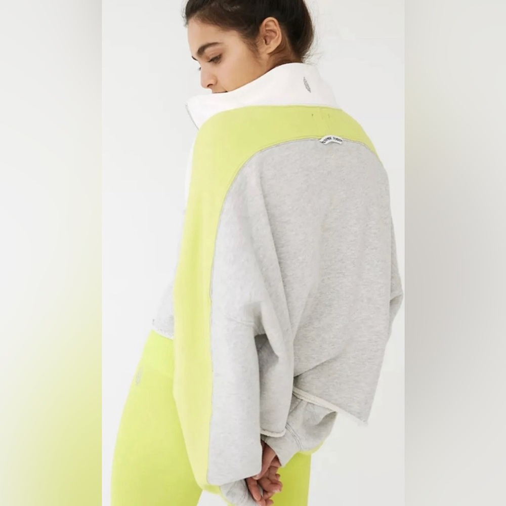 Free People NWOT Split Second Half Zip Pullover - Picture 8 of 9